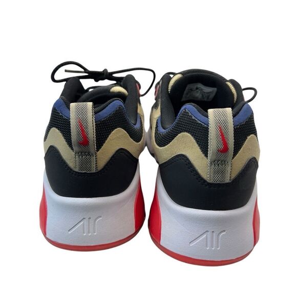 11.5 no insole MEN’S NIKE AIR MAX 200 TEAM GOLD UNIVERSITY RED BLACK - Picture 5 of 10